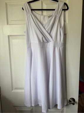 Grace Karin Wrap-Front A-Line Dress